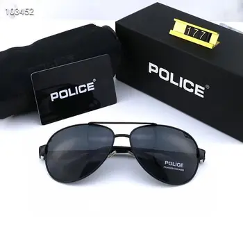 POLÍCIA Polarizované slnečné Okuliare pánske Pilot Jazdy Okuliare UV400 pánske Luxusné Značky dizajnér Dámske Okuliare P177 Gafas de sol 2021