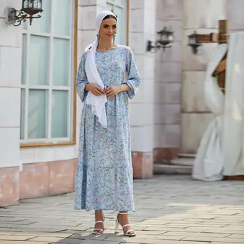 Najnovšie Dlhé hodvábne hladké tkaniny Moslimských Župan abaya syari žena plnej dĺžke jednoduché Moslimských abaya Bohoslužby abayas F2941