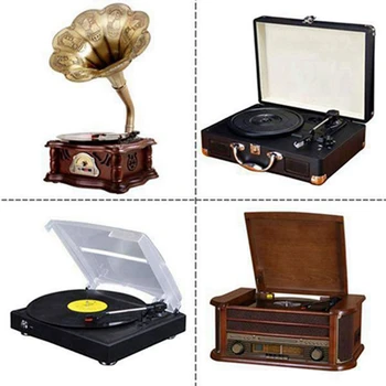 10 Ks Record Player Ihly Univerzálny Ihly na Záznam Prehrávač Gramofón, Náhradné dotykové Pero pre Vinyl Prehrávač