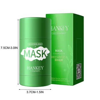 Hĺbkové Čistenie Pevných Bahenné Masky Stick Náteru Typ Maska Zelený Čaj Bahenné Masky