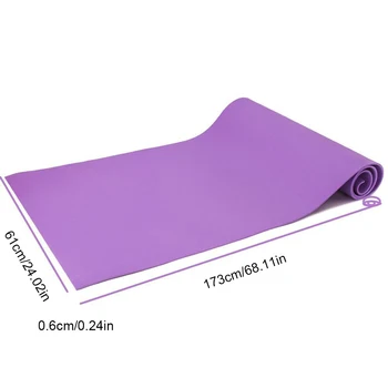 Vysoká Kvalita EVA Yoga Mat 6 mm Zahustiť Jogy Fitness Anti-slip Deka pre Začiatočníkov Ploché Podporu Yoga Mat Nohy Pad Veľkoobchod