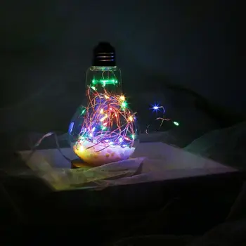 2M 20 Led CR2032 Tlačidlo Batérie Prevádzkované LED Reťazec Svetlá Medený Drôt Led Rozprávkových Svetiel Vianočné Svadobné Party Dekorácie