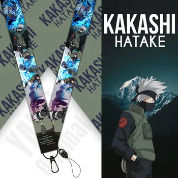 Ninja Kakashi Mobile Ozdobná Šnúrka Na Uniforme Náramok Keychain Anime Páse S Nástrojmi Odnímateľné Dlhé Lano Keychain