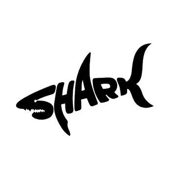 Žraločí Tvar Písmena Reflexné PET Vymeniteľné Nálepky Odtlačkový Styling Samolepky odolný voči Vode Vysoká Lepivosť Nárazníka Obtlačky