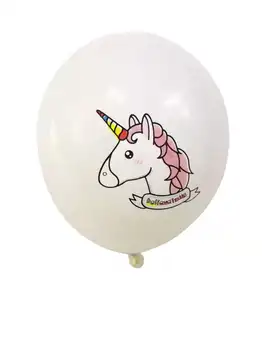 Unicorn Hliníková Fólia Číslo Latexový Balón Balón Baby Sprcha Dekorácie Narodeniny Dekorácie