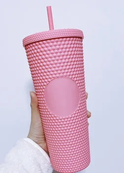 21 tvorivé vody pohár gradient č LOGO šálku kávy 710 ml diamond ananás durian pohár slamy pohár môže byť prispôsobený exkluzívne logo