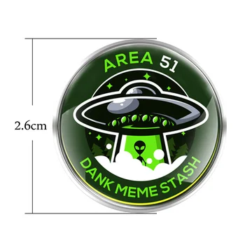 Jedinečný UFO Brošňa Pre Mužov, Ženy Kabát T-shirt Dekorácie Pin Dary