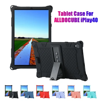 Ochrana puzdro pre ALLDOCUBE IPlay40 Tablet 10.4 Palce Silikónové puzdro Nastaviteľný Stojan Tabletu s Perom