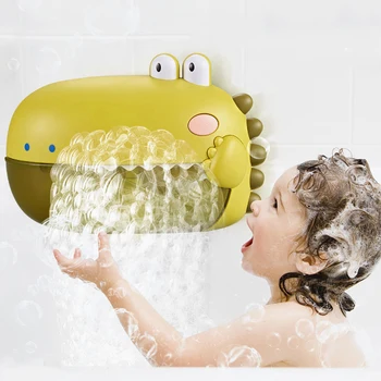 Dinosaurov Bubble Machine Music, Baby Kúpeľ Hračka Vaňou Mydlo Stroj Automatické Bublina Maker Dieťa Kúpeľňa Zábavná Hračka pre Deti,