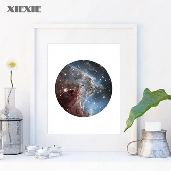Moderná Astronómia Galaxy Plátno Art Tlač a Poster Domov Stenu Decor Galaxy Priestor Plátno na Maľovanie na Stenu Art Obraz Domova