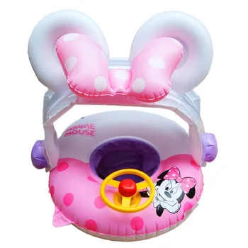 Disney Nafukovací Bazén Hračky Pool Lounge Float Nafukovacie Obrie Plávanie Baldachýn Plávať Loď Stoličiek Deti Mickey Mouse, Minnie Mouse
