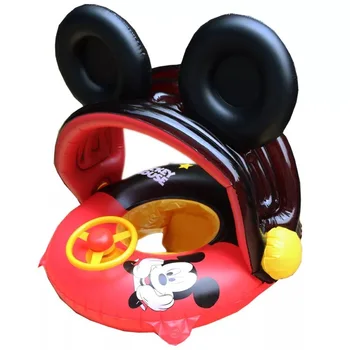 Disney Nafukovací Bazén Hračky Pool Lounge Float Nafukovacie Obrie Plávanie Baldachýn Plávať Loď Stoličiek Deti Mickey Mouse, Minnie Mouse