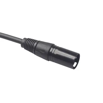 Profesionálne 3pin XlR Jack Dual 2 Samec Konektor Splitter Kábel Kábel Adaptéra Mikrofón Audio Predlžovací Kábel Drôt, Kábel .
