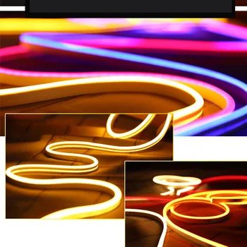 12V IP67 2835 DIY RGB Neónové Svetlá Indoor/Outdoor Mäkké Led Pásy Nepremokavé Festival Scény/Font reklamy/Architektúra Led Svetelné Pásy
