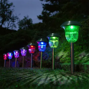 Vonkajšie Solárne Vodotesný LED Záhradu, Nádvorie Trávnik Lampa
