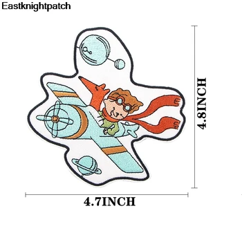 E1008 Malý Princ Cartoon Žehlička Na Škvrny Oblečenie Para Diy Vyšívané Odznaky Šitie Nášivka Patchworks Nálepky