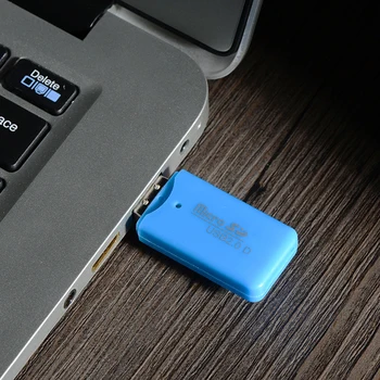 Čítačka pamäťových Kariet Vysokej Kvality Jednoduché USB 2.0 Micro SD TF Flash Mini Prenosný Plastový Adaptér Pre Notebook SH Mobilného Prevodníky