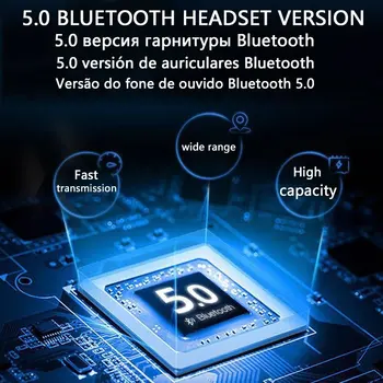 P47 Slúchadlá Bezdrôtové Slúchadlá Inalambicos Pre systém IOS, Android Mobilný Xiao Sumsamg Huawei Podpora SD Karty Bluetooth Slúchadlá