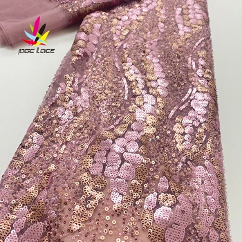 Sequin Korálky Čipky Textílie Dubaj Nigérijský Najnovšie Afriky Štýly Postupnosť Tylu Kvalitné 2021
