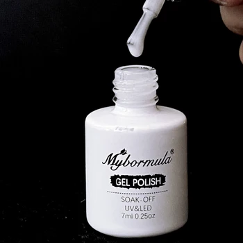 1 fľaša na Mlieko Biela Semi-transparentný Gél lak na Nechty Opal Priesvitné Želé Soak Off na Nechty, UV Gel Lak 2021 nový príchod