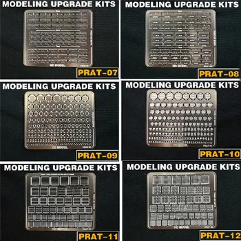 6pcs/set Univerzálny Kovový Leptanie List Model Detail Úprava Upgrade Kit pre Model Gundam