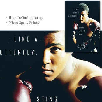 Muhammad Ali Boxu Hviezda Športové Plagát Abstraktné Maliarske Plátno Umenie Inšpirovať Citát Tlač pre Chlapcov Spálňa Domova Stenu Obrázok