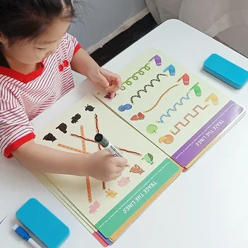 Montessori Deti, Hračky, Kreslenie Tablet DIY Farba Tvar Matematika Zápas Hra Knihu, Kreslenie Nastaviť Vzdelávania, Vzdelávacie Hračky Pre Deti,