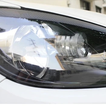 1 Pár Auto Svetlomety Eyeline Nálepky karbónová Nálepka vhodné na VW GOLF 6 GLAXAY R20