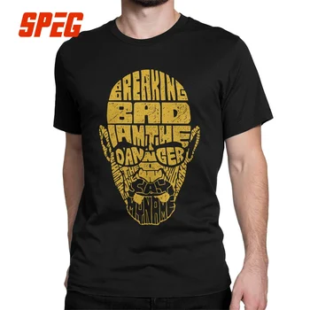 Breaking Bad T-Shirts Mužov Heisenberg Som Nebezpečenstvo Módne Čistej Bavlny Tees Crewneck Krátky Rukáv T Shirt Narodeninám Top