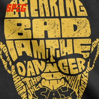 Breaking Bad T-Shirts Mužov Heisenberg Som Nebezpečenstvo Módne Čistej Bavlny Tees Crewneck Krátky Rukáv T Shirt Narodeninám Top