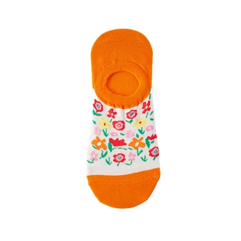 1 Pár Žien Zvierat Bavlnené Ponožky 2021 Letné Móda Šport Krátke Kvetinový Tlačiť Bežné Roztomilý Školské Dievča Ulici Ponožky Dámy Kawaii