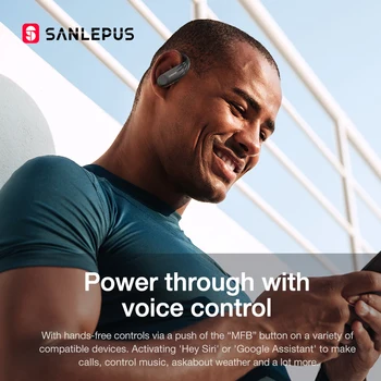 SANLEPUS B1 Led Displej, Aby Slúchadlá Bezdrôtové Slúchadlá TWS Stereo Slúchadlá Šport Gaming Headset Pre Xiao Huawei iPhone