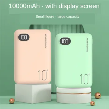 Mini mobile power 10000 mA mobilný telefón prenosné nabíjačky batérií LED rýchlo nabíjačka Xiao externé mobilného batérie Poverbank