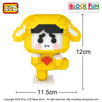 LOZ Diamond Blokov Karikatúra Blok Šťastný Pes Láska Koala Série Budov, Hračky pre Deti, Dievča, Darček DIY Fun Boy