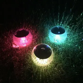 Vonkajšie Solárne LED Plávajúce Osvetlenie, Záhradné Jazierko, Bazén Farby Fontána Svetlo
