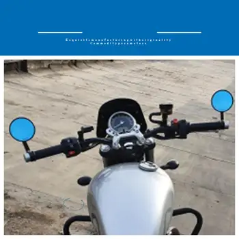 22 mm Univerzálne Motocyklové Zrkadlo, Hliníkový Čierny držadlo Konci Spätné Bočné Zrkadlá Šport Na Motocykel