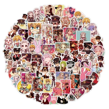 50/100ks Japonské Anime Wc Viazaný Hanako Kun Nálepka Pre Kufor Chladnička Denník Cosplay Graffiti Deti Nálepky