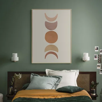 Morandi plagát slnko a mesiac Plátno na Maľovanie Nordic Múr Umenia Plagátu Tlače pre obývacie Izba Domova Stenu Obrázok