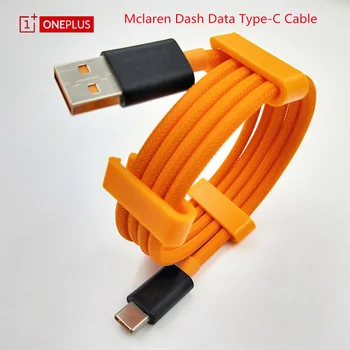 Nylon Oneplus Mclaren Kábel USB Typu C Deformácii Dash Poplatok Rýchle Nabíjanie USB-C plus Jeden 7T 7 6t 6 5t 5 3t 3 Dátový kábel 1m 5v 6a