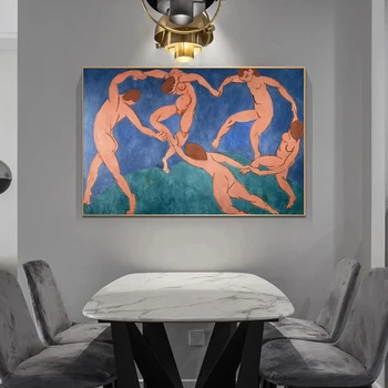 Henry Matisse Body Art Olejomaľba Tanec Plagát Plátno Na Maľovanie Moderná Obývacia Izba Domáce Dekorácie Nástenná Maľba (Bez Rámu)