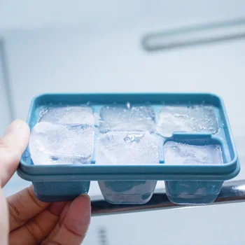 Potravinársky Silikón Ľad, Zásobník Domov s Vekom 15 Mriežky DIY Ice Cube Formy Štvorcového Tvaru Ice Cream Maker Bar Príslušenstvo