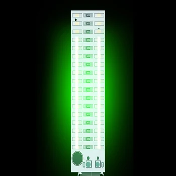 2x17 LED Mini USB Hudobné Spektrum Osvetlenia Hlasové Ovládanie Zvuku Indikátor Úrovne MIC pre MP3 Zosilňovač