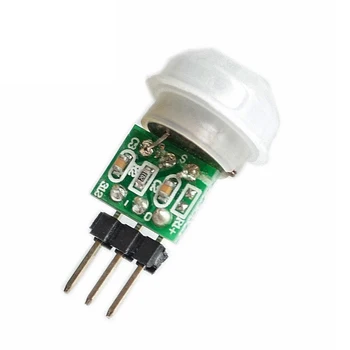 AM312 PIR Telo Ľudské Snímač Mini IR (Infračervené Pyroelectric Detektor Modul DC2.7-12V auto-snímanie elektrických zariadení