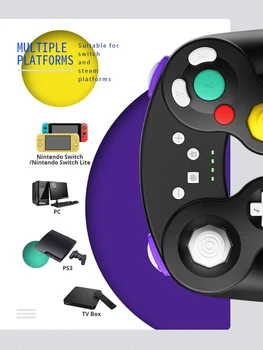 Prepínač bezdrôtovej komunikácie Radič Joypad Pre Nintend Prepínač Lite Gamepad Vstup Popol Úroveň Hráčov Ručný Ovládač Pre PS3, PC Dropship