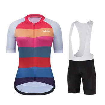 Ženy, Cyklistika Dres Nastaviť 2021 Cyklistické Letné Cyklistické Oblečenie Priedušná Pro MTB Bike Jersey Ropa Ciclismo Najnovšie 19D GÉL Pad
