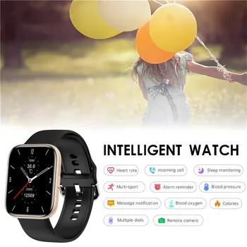 G69 Smartwatch Mužov plne Dotykový 1.69 Palcový Multi-Sport Režim Smart Hodinky Ženy Tepovej frekvencie Pre iOS a Android