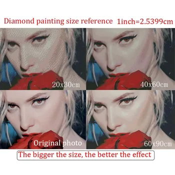 5d diy plné námestie Diamond výšivky Červená a čierna séria diamond maľovanie Cross Stitch Drahokamu mozaiková výzdoba RS2031