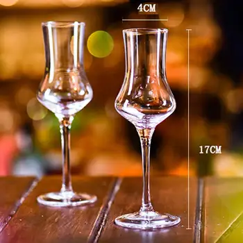 100ml Crystal Fire Whisky Sklo Tvorivé bezolovnaté Tulipán Pohárov na Víno, Svadobné Party Šampanské Fire Bar Nápojové sklo, 2 ks