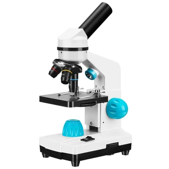 100-2000X zväčšenie študent vedecký experiment biologický mikroskop