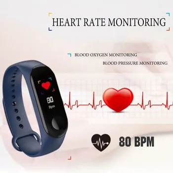 M3 Pro Smart Hodinky Šport Smart Kapela Blood pressure Monitor Smart Náramok Smartwatch Náramok M3 Plus Náramok pre Mužov, Ženy